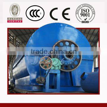 Low power consumption machine pyrolysis waste tires