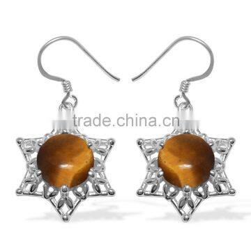 Big Gemstone Earrings Wholesale Silver Gemstone Jewelry