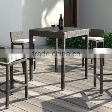 Evergreen Wicker Furniture - Poly Rattan Patio Bar Set