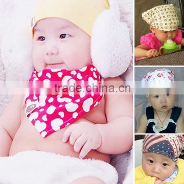 Hot selling waterproof triangle baby bib/baby bandana bibs/cotton baby bib