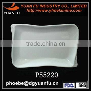 Rectangle melamine plate