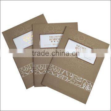 High quality color folder printing