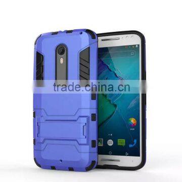 2 In 1 Hot Selling Iron-Bear Stand Rugged Hybrid Cover Case For Motorola Moto X Style photo-5