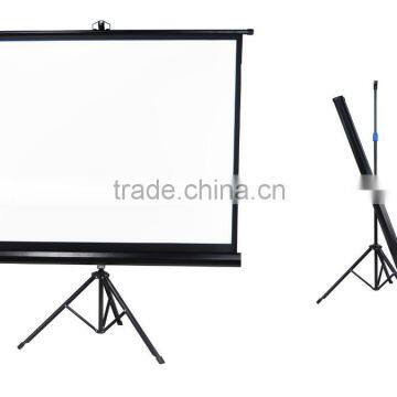 Matt White Portable Tripod Projector Screen Front Projection Screen Black and White Screen S60' V200" H150" photo-2