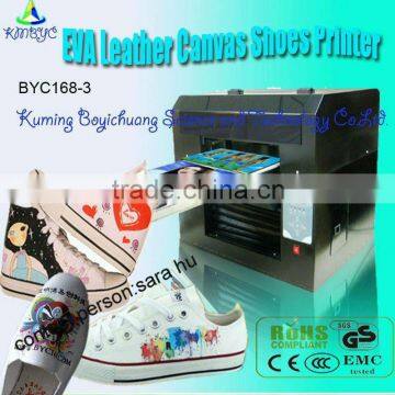 Fast speed inkjet self-clean color sports shoe printer