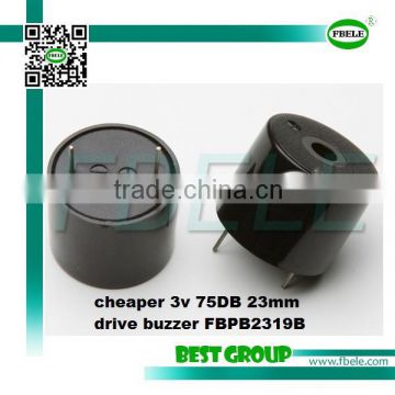 cheaper 3v 75DB 23mm drive buzzer FBPB2319B