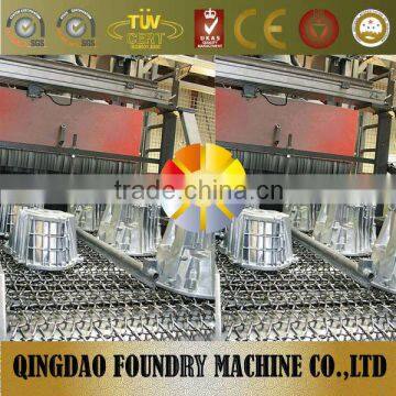 Wire Mesh Belt Conveyor Continous Shot Blasting Machine