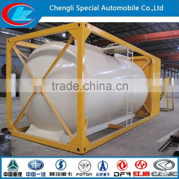 Top safety LPG tank container ASME Standard LPG ISO tank container hot sale propane gas container