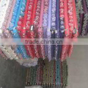 Nylon/Polyester patten Mirror organza