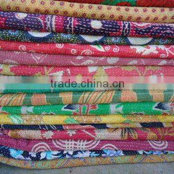 Vintage kantha quilt bedspread kantha throw BEST PRICE !!!!