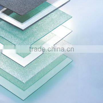 6mm clear polycarbonate flat pc lightweight roofing materials, type of roofing sheets