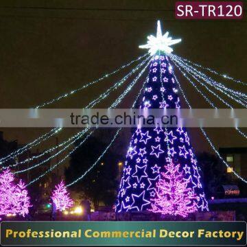 Outdoor large giant artificial tree Christmas tree for Christmas decoration