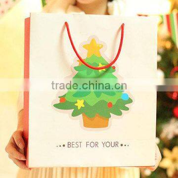 2015 Christmas Paper Bag With Customised Logo