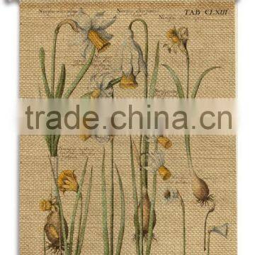 Home Decorative Linen Wall Printing For Hanging