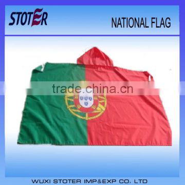 Portugal body flags with hat football fans flag all country flags