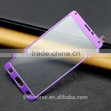 Full Cover Titanium Alloy Aluminum Metal Explosion-Proof Tempered Glass For Samsung Galaxy Note 4 N9100 Screen Protector Film photo-5