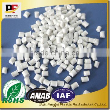 white masterbatch with high-grade rutile Tio2 plastic PP PE ABS white masterbatch manufacturer