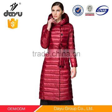 100% Polyester filling Extra warmth water-repellent jacket A high collar woman ultra light down padded jacket wind-resistant