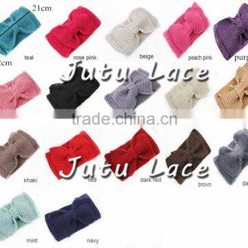 Knit Headband Knit Beanie Turban Cute Turban Headband Ear Warmer Winter Hairband photo-4