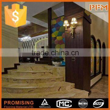 High Class Apartment Design Natual Beige Stone Balustrade for Stairs photo-2