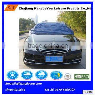 170T Polyester Sunshade Waterproof Half Car Cover