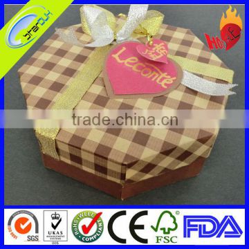 decorative paper mache packaging box for wedding