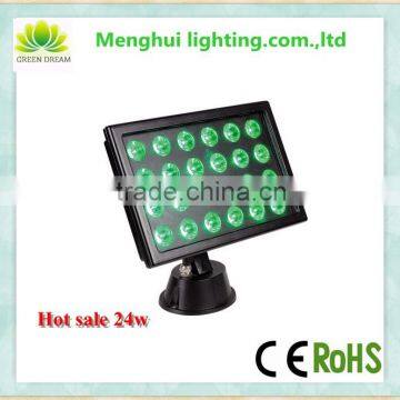 2014 hot sale parking lot led flood lights 24w 24*1w