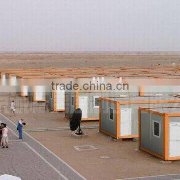 economic modular prefab flat pack container house for refugee