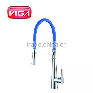 New Design Pull Out Brass Black Kitchen Faucet Mixer