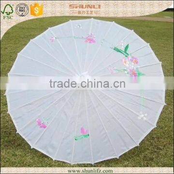 Wedding Favors White Paper Printing Parasols Wholesale