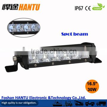 New 5w single row led light bar 30w, thin led light bar, super power led bar light/Model:HT-2030