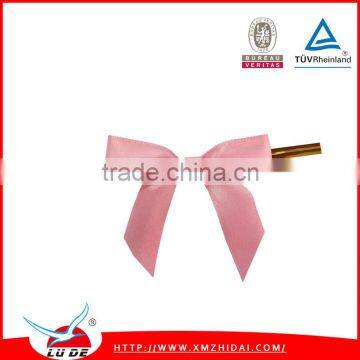 Ribbon Bow With Wire Twist Tie/ribbon Bow Pre-made Bow for Wine Bottle photo-3