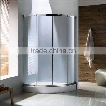 Professional factory made standard size glass simple shower room