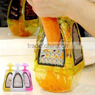 Hot Plastic Multi Purpose Gourd Grater Fruit Vegetable Grater photo-2