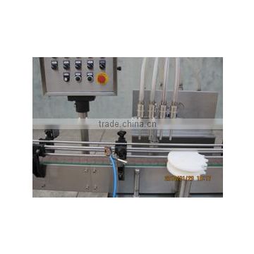 automatic inline two-in-one filling and capping machine with high acceptance rate of lid-revolving