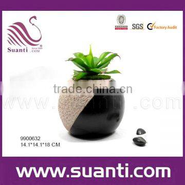Ball Polyresin Flower Pot photo-1