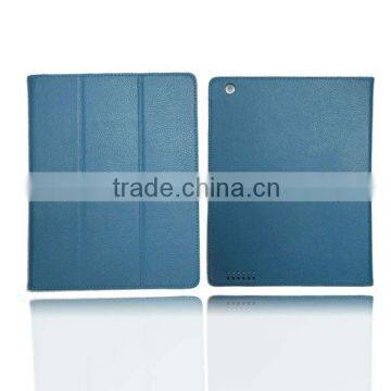 New Products stand leather cover for ipad air pu bumper case