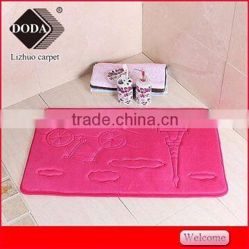 Shag slow recovery soft polyester foam floor carpet