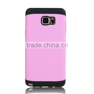 LZB hot selling slim armor back case for Samsung galaxy note 5