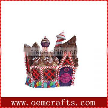 Sweet chocolate house Decorative garden house