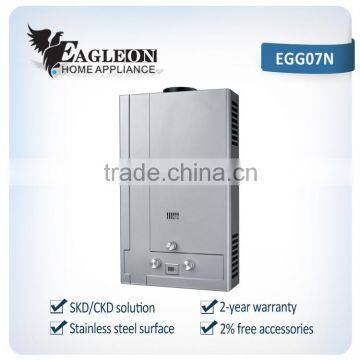 Hot water Gas Geyser 6L/8L/10L/12L/14L/16L/18L/20L stainless steel Portable Instant Flue type Gas Water Heater EGG07N