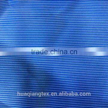 Blue White Stripe Print Taffeta Fabric for Lining Shirt Jacket photo-4
