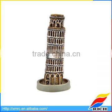 Pisa leaning tower replica model miniature castle in Italy