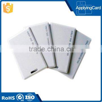 pvc blank id clamshell card