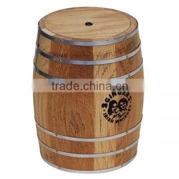 Natural handmade high quality customized capacity FSC wooden wine bucket