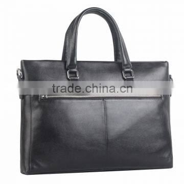 QIALINO New Trend Bags Computer Laptop Bags Men Leather Briefcase for Macbook 12/13/15 Inch photo-2