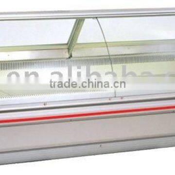 Supermarket refrigeration cabinet for meat