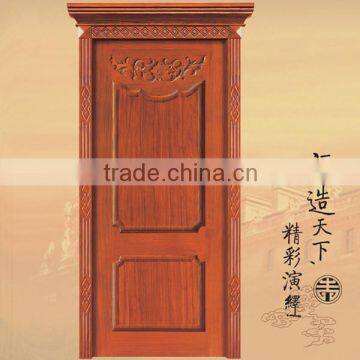 100% painting interior solid wood door with high quality