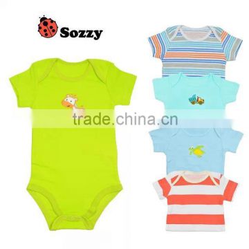 Sozzy baby clothes, pure cotton baby clothes, sozzy short sleeve rompers