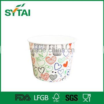 wholesale customized disposable paper salad bowl